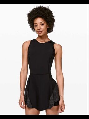 NWT Lululemon Serene Stride Dress Black Size 4